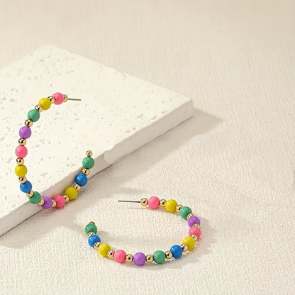 Multicolor Hoop Earrings