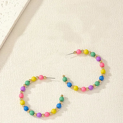 Multicolor Hoop Earrings